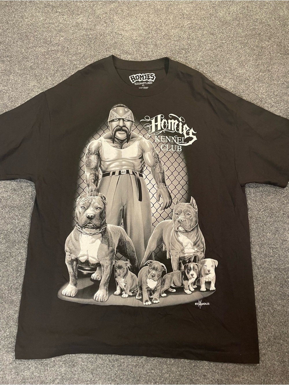 Homie Black and White Kennel Club Graphic Tee